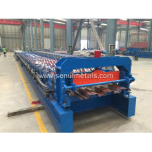 Hydraulic uncoiler+floor decking roll forming machine